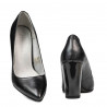 Zapatos elegantes de dama 1261 antracita nácar
