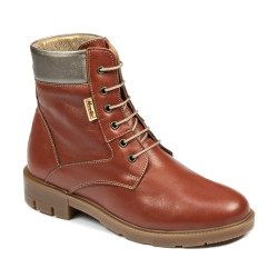 Botas de mujer 3316 marrón combinado