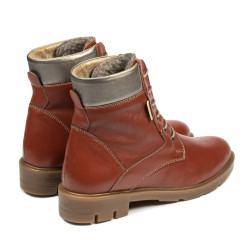 Botas de mujer 3316 marrón combinado