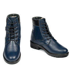 Botines de mujer 3316 índigo combinado