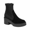 Botines mujer 3399 negro combinado