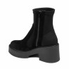 Botines mujer 3399 negro combinado