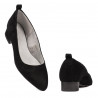 Zapatos elegantes/casuales de mujer 1285 negro antílope