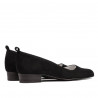Zapatos elegantes/casuales de mujer 1285 negro antílope