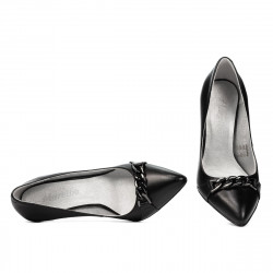Zapatos elegantes de mujer 1288 negros