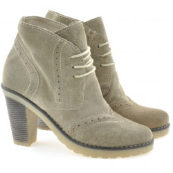 Botines de mujer 3230 arena ante
