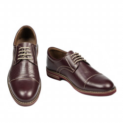 Zapatos casuales hombre 873 burdeos