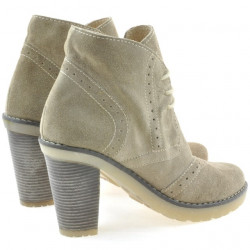 Botines de mujer 3230 arena ante