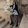Botines mujer 3399 negro combinado