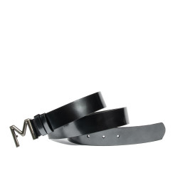 Cinturón de mujer 17-1m charol antracita