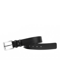Correa hombre 34b negro mate