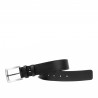 Correa hombre 34b negro mate
