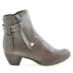 Botines de mujer 3252 capuchino
