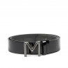 Cinturón de mujer 17-2m charol negro