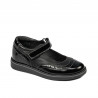 Zapatos para niños pequeños 56c charol negro combinado