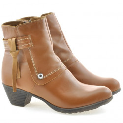 Botines para mujer 3252 marrón encerado