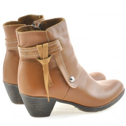 Botines para mujer 3252 marrón encerado