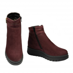 Botines mujer 3342 bufo burdeos