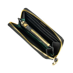 Billetera de mujer 204g negro caviar