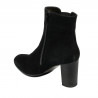 Botines de mujer 1174 negro antílope