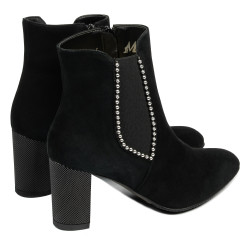 Botines de mujer 1174 negro antílope