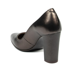 Zapatos elegantes mujer 1261 marrón nacarado