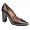Zapatos elegantes mujer 1261 marrón nacarado