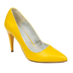 Zapatos elegantes de mujer 1246 amarillo