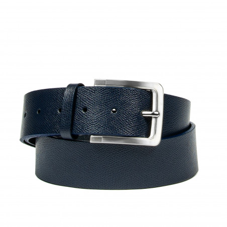 Cinturón hombre 34b azul saffiano