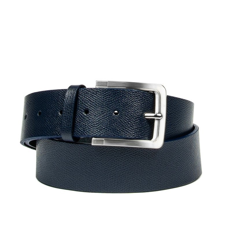 Cinturón hombre 34b azul saffiano