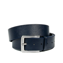 Cinturón hombre 34b azul saffiano
