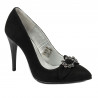 Zapatos elegantes de mujer 1279 negro antílope