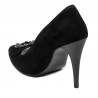 Zapatos elegantes de mujer 1279 negro antílope