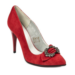 Zapatos elegantes de mujer 1279 rojo antílope