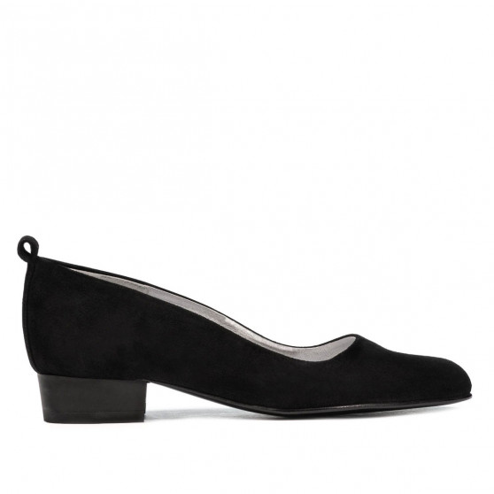 Zapatos elegantes/casuales de mujer 1285 negro antílope