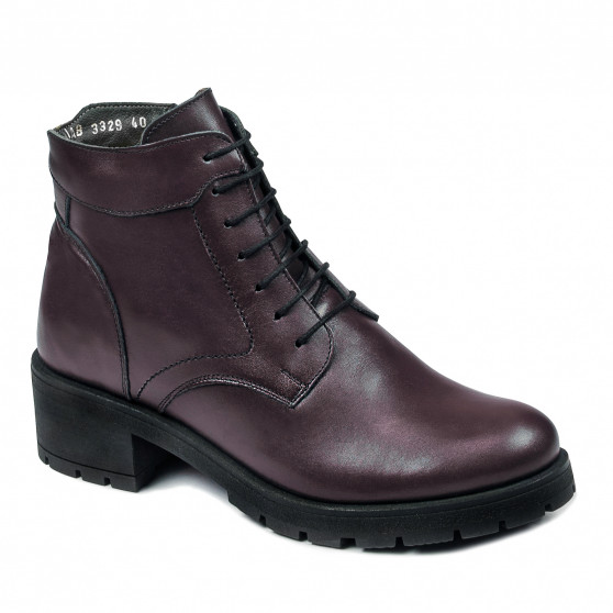 Botines de mujer 3329 burdeos