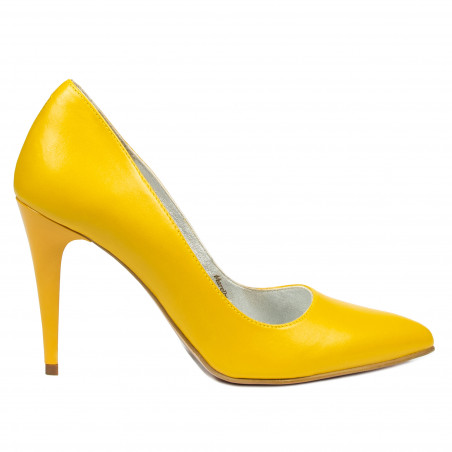 Zapatos elegantes de mujer 1246 amarillo