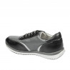 Zapatillas deportivas adolescentes 374 negro+gris