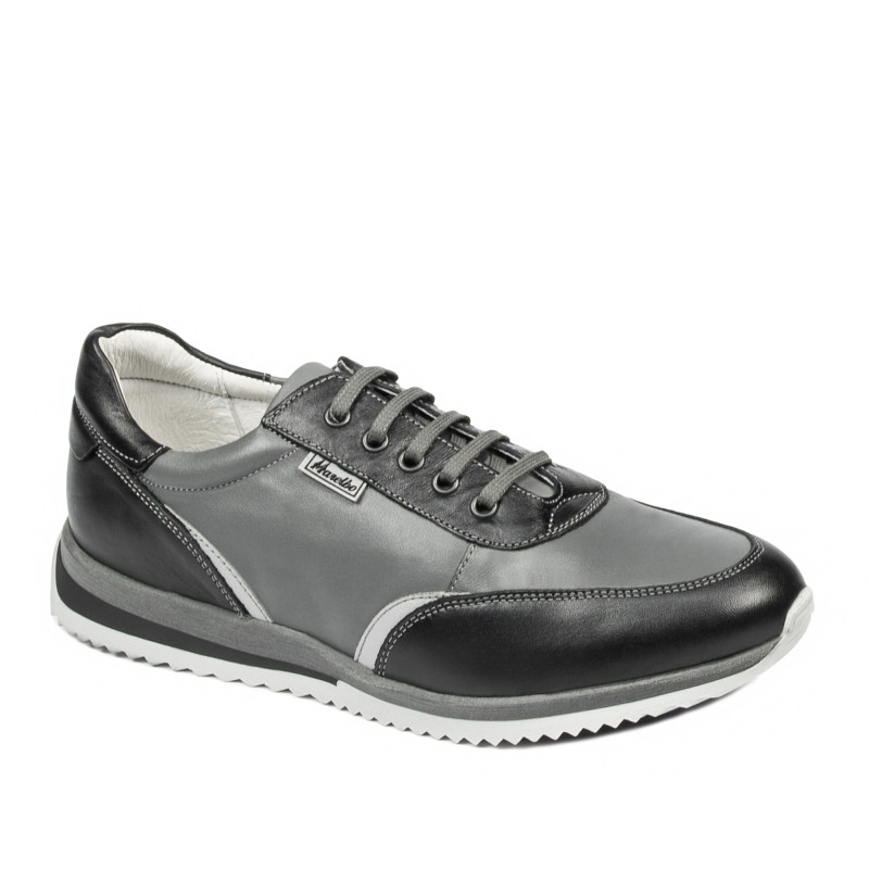 Zapatillas deportivas adolescentes 374 negro+gris