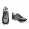 Zapatillas deportivas adolescentes 374 negro+gris