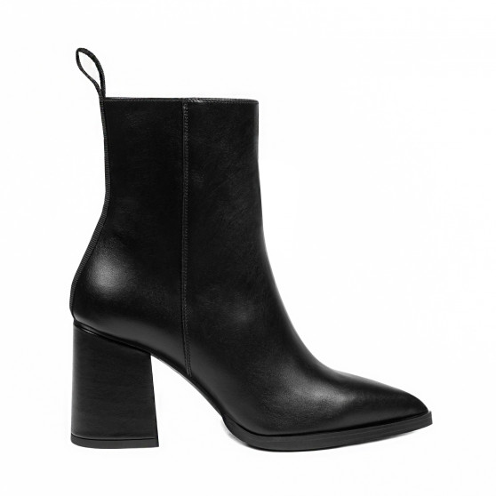 Botines de tacón para mujer 1401 negro
