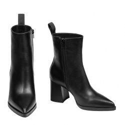 Botines de tacón para mujer 1401 negro