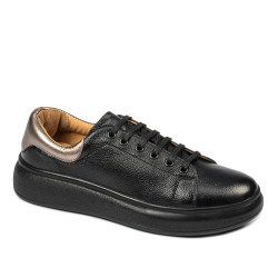 Zapatillas deportivas mujer 6008 negro combinado