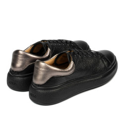 Zapatillas deportivas mujer 6008 negro combinado