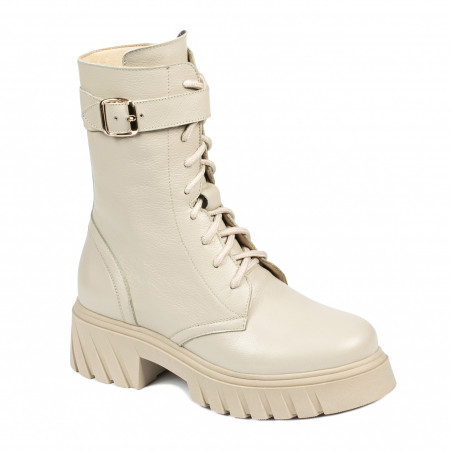 Botines mujer 3401 beige
