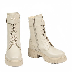 Botines mujer 3401 beige