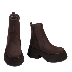 Botines mujer 3393 bufo café