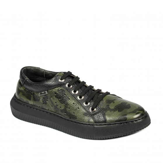 Zapatos casuales/deportivos para hombre 841-1 verde camuflaje