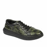 Zapatos casuales/deportivos para hombre 841-1 verde camuflaje