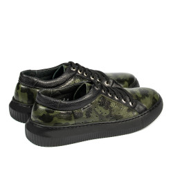 Zapatos casuales/deportivos para hombre 841-1 verde camuflaje